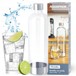 Butelka na wodę do saturatora 1l AQUAPHOR PEARL do gazowania wody