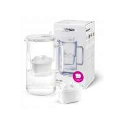DZBANEK FILTRUJĄCY SZKLANY AQUAPHOR GLASS 2,5L Z WKŁADEM MAXFOR MG BIAŁY