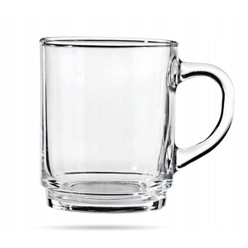 LUMINARC SZKLANY KUBEK PRZEŹROCZYSTY 250ML SZKLANKA HARTOWANA ARCOROC