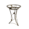 KWIETNIK KUTY METALOWY 52CM STARE ZŁOTO