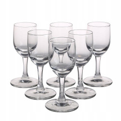 KIELISZKI DO WÓDKI LIKIERU NALEWEK SHOTÓW 35 ML 6 SZTUK DIAMOND