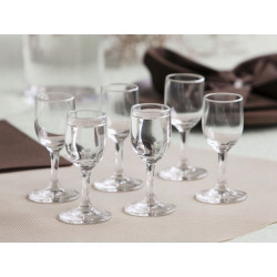 KIELISZKI DO WÓDKI LIKIERU NALEWEK SHOTÓW 35 ML 6 SZTUK DIAMOND