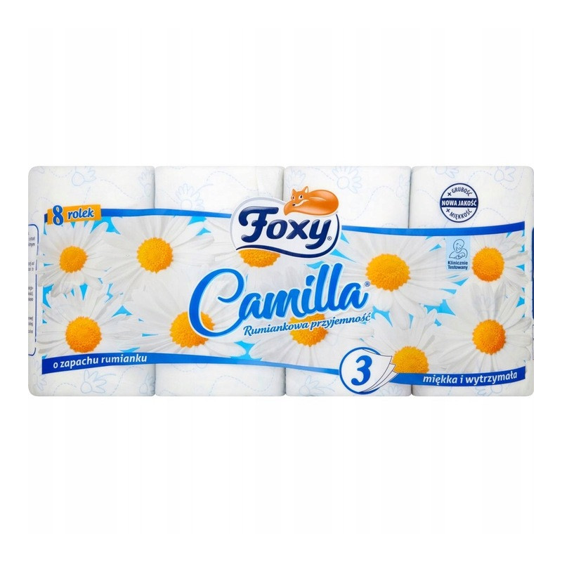 Foxy Camilla Papier toaletowy 8 rolek