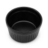 Kokilka 200ml 9cm Żaroodporne Suflet Miski Naczynie Czarna Miseczka deser