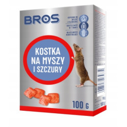 BROS KOSTKA NA MYSZY I SZCZURY 100G