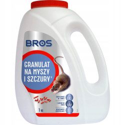 BROS granulat trucizna na myszy i szczury 1kg