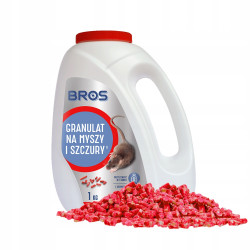 BROS granulat trucizna na myszy i szczury 1kg