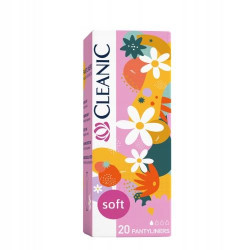 CLEANIC SOFT Wkładki higieniczne dla kobiet, 20szt