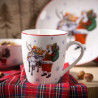 Kubek Wyprawa Mikołaja 400 ml duży ŚWIĄTECZNY porcelanowy Altom Design