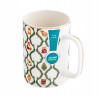 Kubek świąteczny porcelanowy Świąteczna Girlanda Mikołaj 380 ml