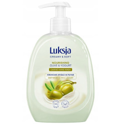 LUKSJA Kremowe Mydło w Płynie z dozownikiem Oliwka Jogurt 500ml