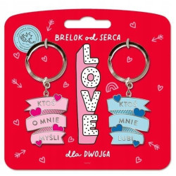 ZESTAW BRELOCZKÓW DLA DWOJGA LOVE
