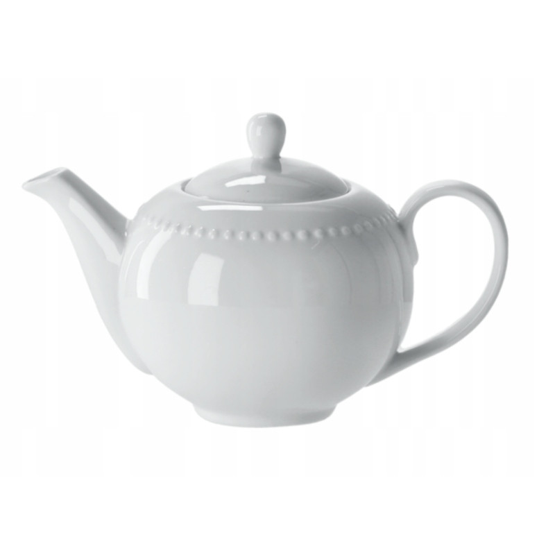 Dzbanek porcelanowy do gorącej herbaty kawy 1,2 L świetny na prezent