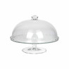 PATERA SZKLANA Z KLOSZEM NA TORT CIASTO OWOCE 29 cm Z POKRYWĄ NA PREZENT