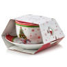 Filiżanka świąteczne ze spodkiem 200ml SANTA LILA mondex porcelana