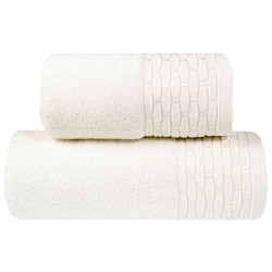 Ręcznik kąpielowy GRENO New Chic 70x130 cm 100% bawełna PERŁOWY 450 g/m²