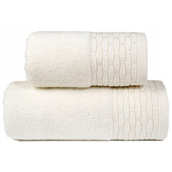 Ręcznik kąpielowy GRENO New Chic 70x130 cm 100% bawełna PERŁOWY 450 g/m²