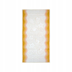 Ręcznik kąpielowy FLORA OCEAN 70x140 cm 100% bawełna ŻÓŁTY 380 g/m²