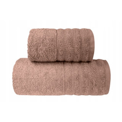 Ręcznik kąpielowy GRENO Alexa 70x130 cm bawełna BRĄZOWY 420 g/m²