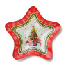 SANTA LILA Miseczka świąteczna gwiazdka 23x23x3,8cm mondex szklana