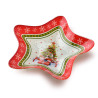 SANTA LILA Miseczka świąteczna gwiazdka 23x23x3,8cm mondex szklana