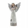 FIGURA ANIOŁ Z LIRĄ 22 x 9 x 35 CM NAGROBNA NA CMENTARZ