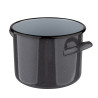 GARNEK PROSTY 4.4L ŚR.20CM WYS.15CM SZARY NAKRAPIANY