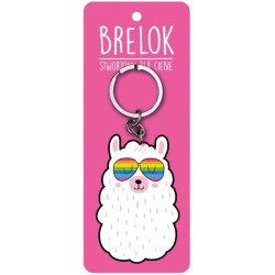 BRELOCZEK TĘCZOWA OWCA RAINBOW