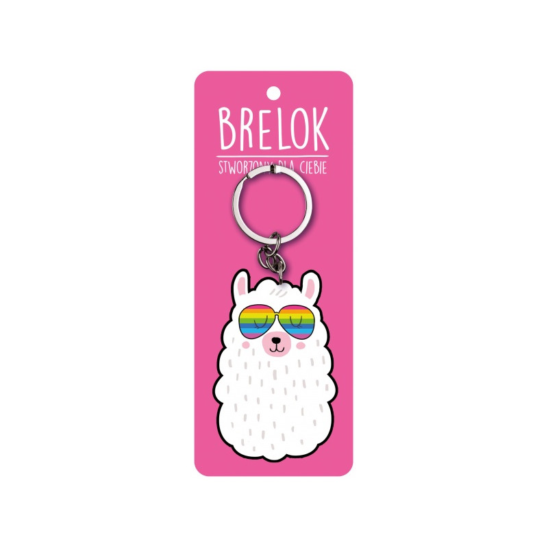 BRELOCZEK TĘCZOWA OWCA RAINBOW