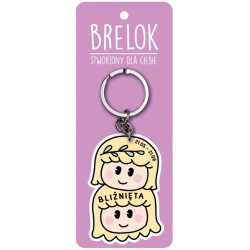 BRELOCZEK BLIŹNIĘTA ZNAK ZODIAKU