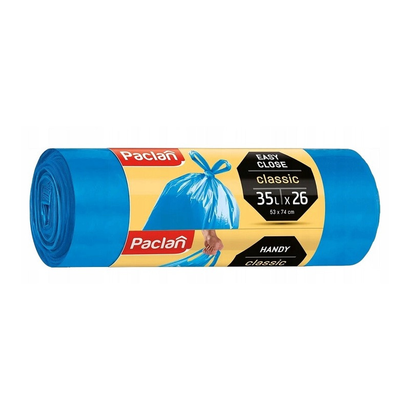 Paclan Worki na śmieci Classic z uszami 35L 26szt