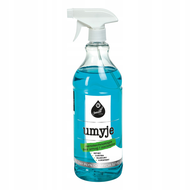 Płyn do mycia szyb i luster Mill umyje 1,22l