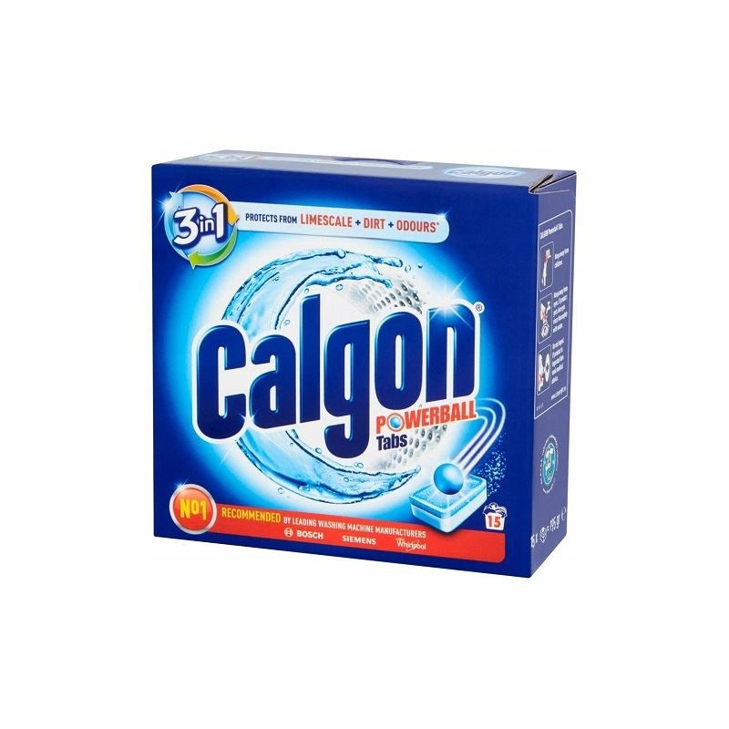 Calgon odkamieniacz pralki tabletki 3w1 15 sztuk
