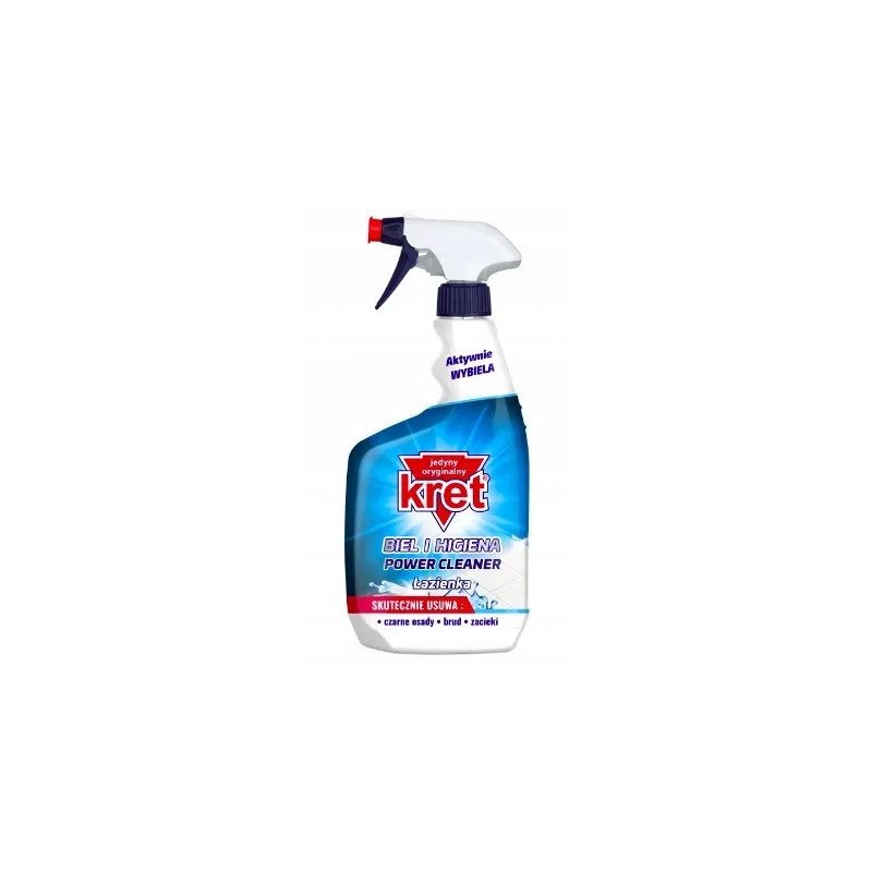 Kret spray do łazienek Biel I Higiena 620 ml