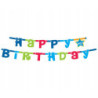 GIRLANDA HAPPY BIRTHDAY NIEBIESKI 1,8M