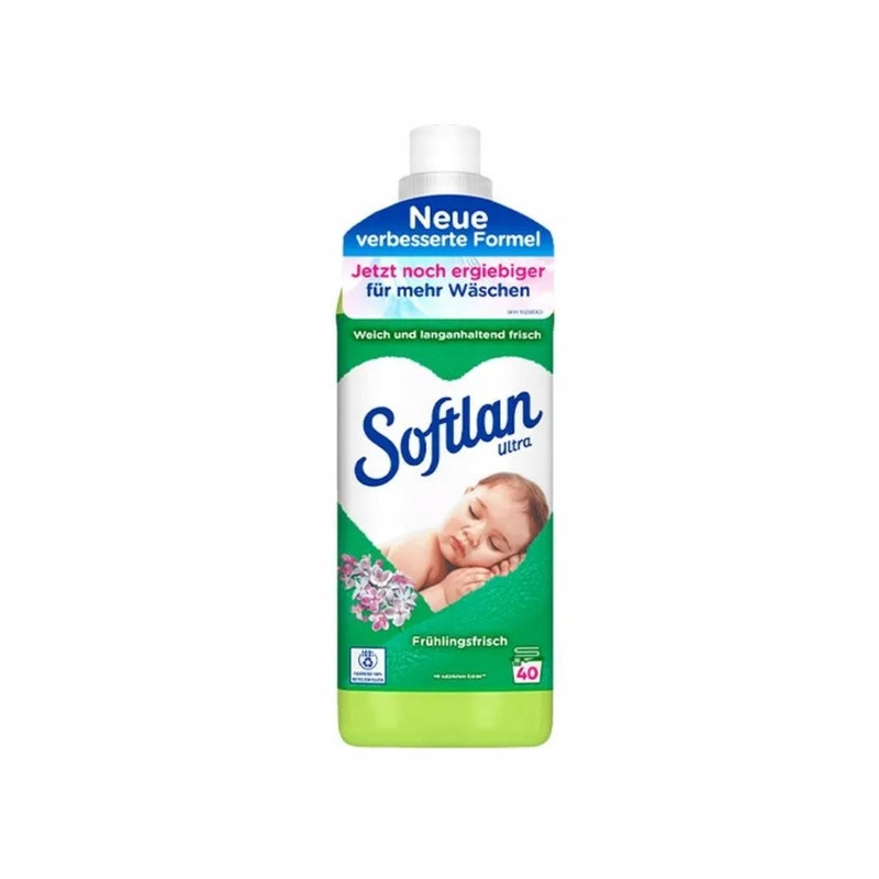 Softlan Ultra Zielony Płyn do Płukania 40p DE