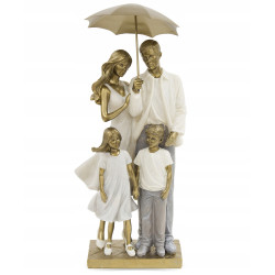 Figurka Rodzina pod parasolem 38x16x10,5