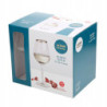 RUBIN GOLD KOMPLET 6 KIELISZKÓW WINO BIAŁE 370 ML