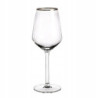 RUBIN GOLD KOMPLET 6 KIELISZKÓW WINO BIAŁE 370 ML