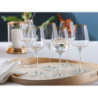 RUBIN GOLD KOMPLET 6 KIELISZKÓW WINO BIAŁE 370 ML