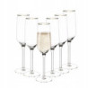 RUBIN GOLD KOMPLET 6 KIELISZKÓW SZAMPAN 220 ML