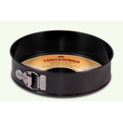 Tortownica 210 mm „non-stick” dno fakturowane czarna