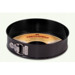 Tortownica 210 mm „non-stick” dno fakturowane czarna