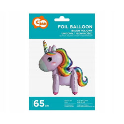 JEDNOROŻEC BALON 65CM