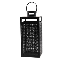 LATARENKA METALOWA AŻUROWA 17.5X17X40 CM