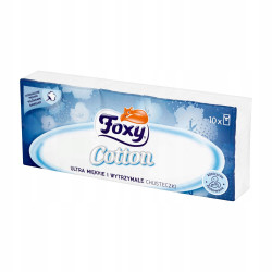 Foxy Cotton Ultra miękkie i wytrzymałe chusteczki