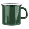 KUBEK EMALIOWANY 1.25L ŚR.12CM WYS.11.5CM ZIELEŃ