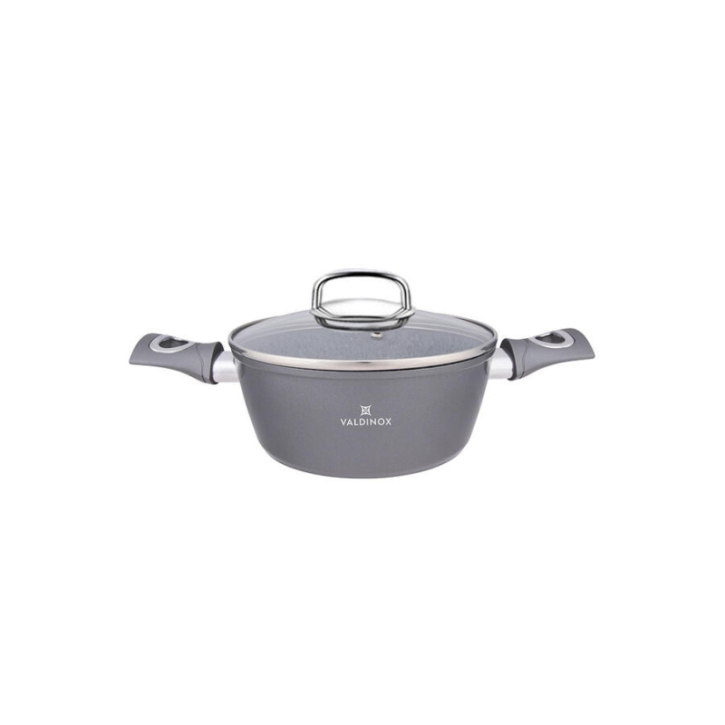 VALDINOX GRAND GARNEK 20CM 2.4L. Z POKRYWĄ SZKLANĄ