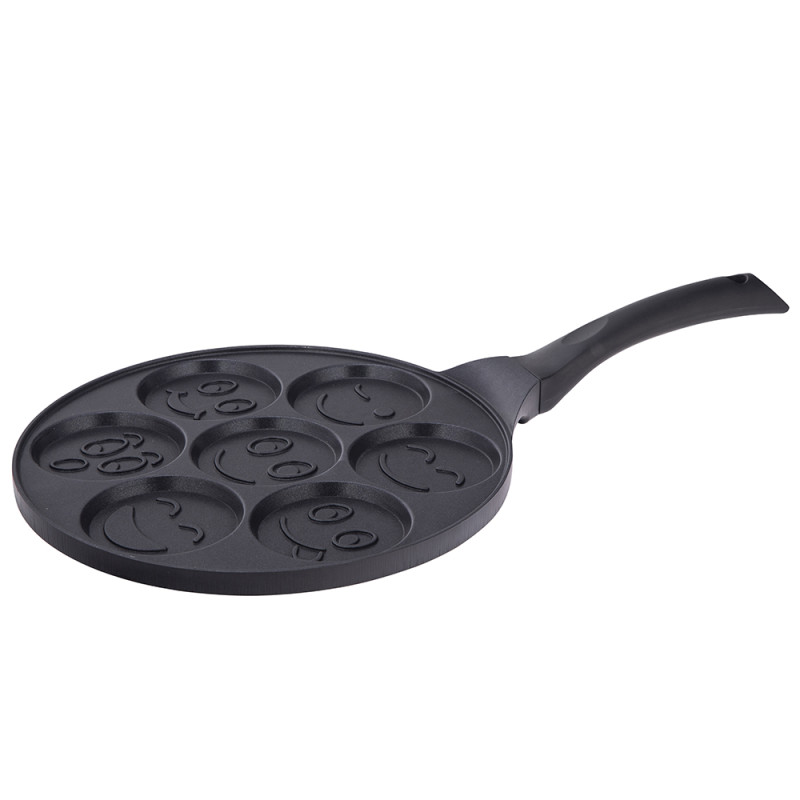 VALDINOX PATELNIA DO NALEŚNIKÓW PANCAKES JAJEK PLACKÓW UŚMIECHY BUŹKI 26 cm`