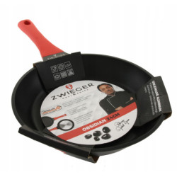 Patelnia tradycyjna Zwieger Obsidian 28 cm Nieprzywierająca powłoka